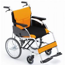 MIKI三貴手動輪椅車MCSC-43L 橙色 W3航太鋁合金，強度加倍 橙色