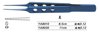 金鐘縫線結(jié)扎鑷直 YAB030 11cm 直 鉤深0.12