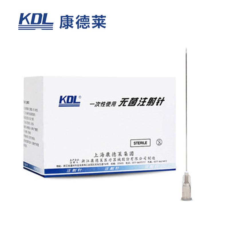 康德萊一次性使用無(wú)菌注射針22G 0.7*80mm100支/盒，10000支/箱，一箱起批