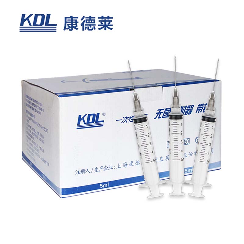 康德萊一次性使用無菌注射器 螺口 100支/盒，1600支/箱，一箱起批